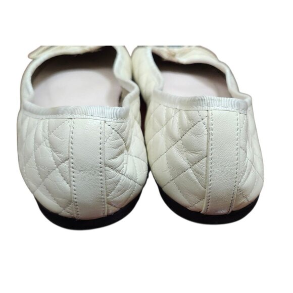 PAUL MAYER (ATTITUDES)-BLACK/BONE BALLET FLATS SIZE 8 B - Picture 6 of 12